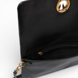 Pochette a tracolla media Love Bag Click Soft Horizontal in pelle