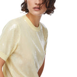 Top donna con paillettes