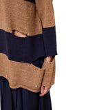 Maglione donna a righe