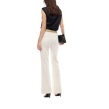 Blusa donna senza maniche in satin