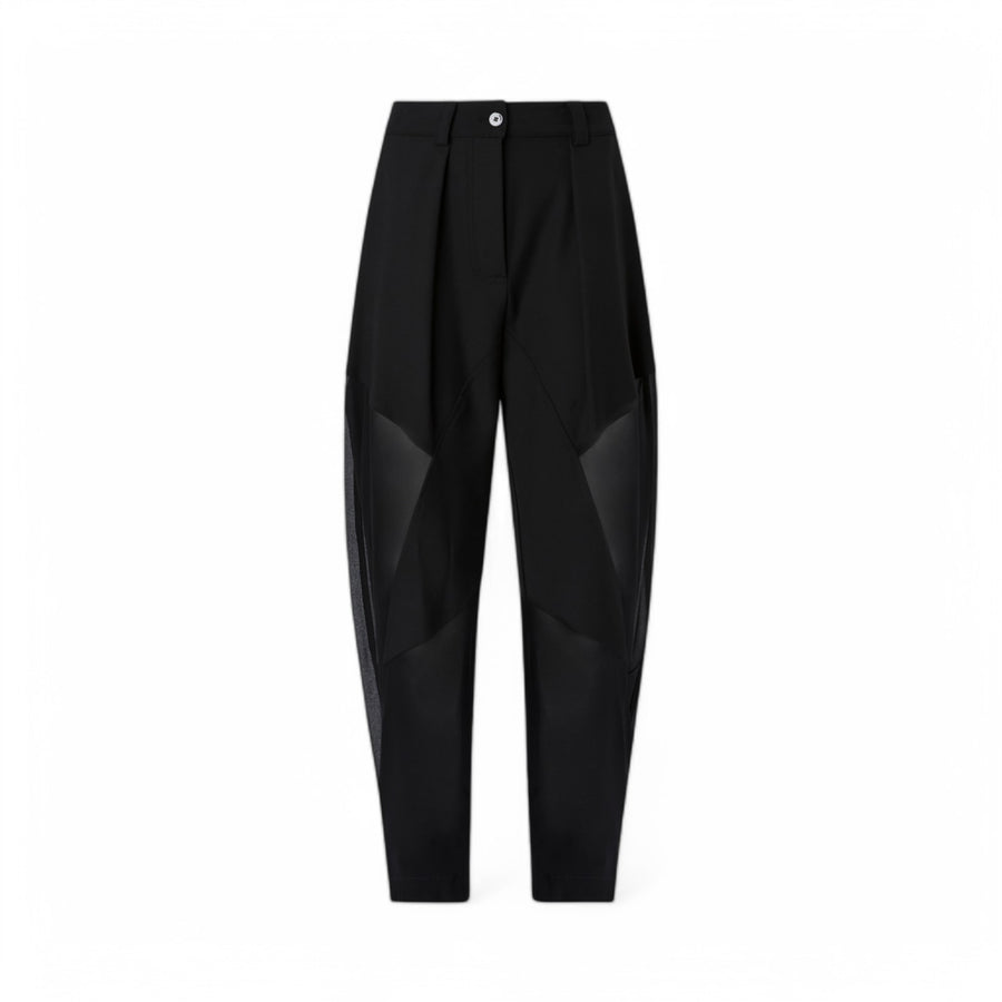 Pantaloni donna P-Pants in tessuto tecnico con trasparenze