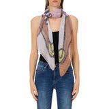 Foulard grande con logo