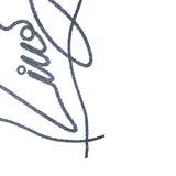 Foulard grande con logo