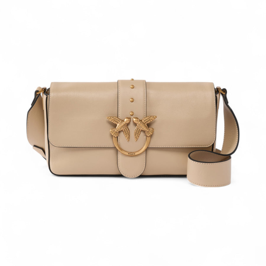 Borsa morbida a spalla Love Bag grande in pelle
