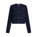 Cardigan donna in misto lana e alpaca