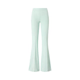 Pantaloni donna svasati con piega stirata
