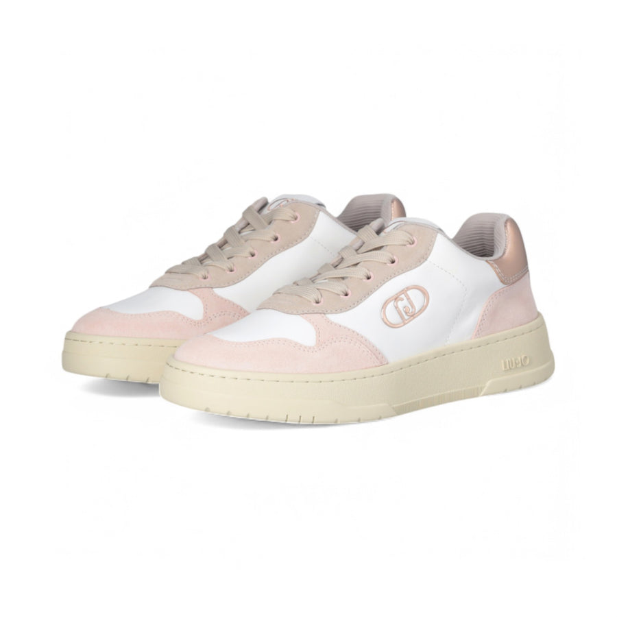 Sneakers donna in suede e pelle