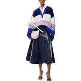 Gonna Donna midi con stampa coccodrillo