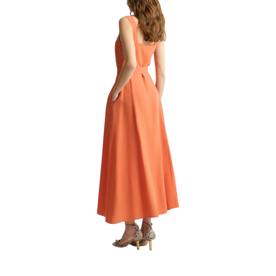 Abito donna in lino con cintura