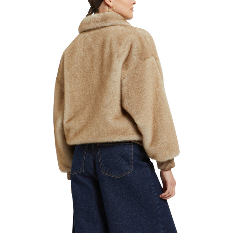 Giacca donna in ecopelliccia