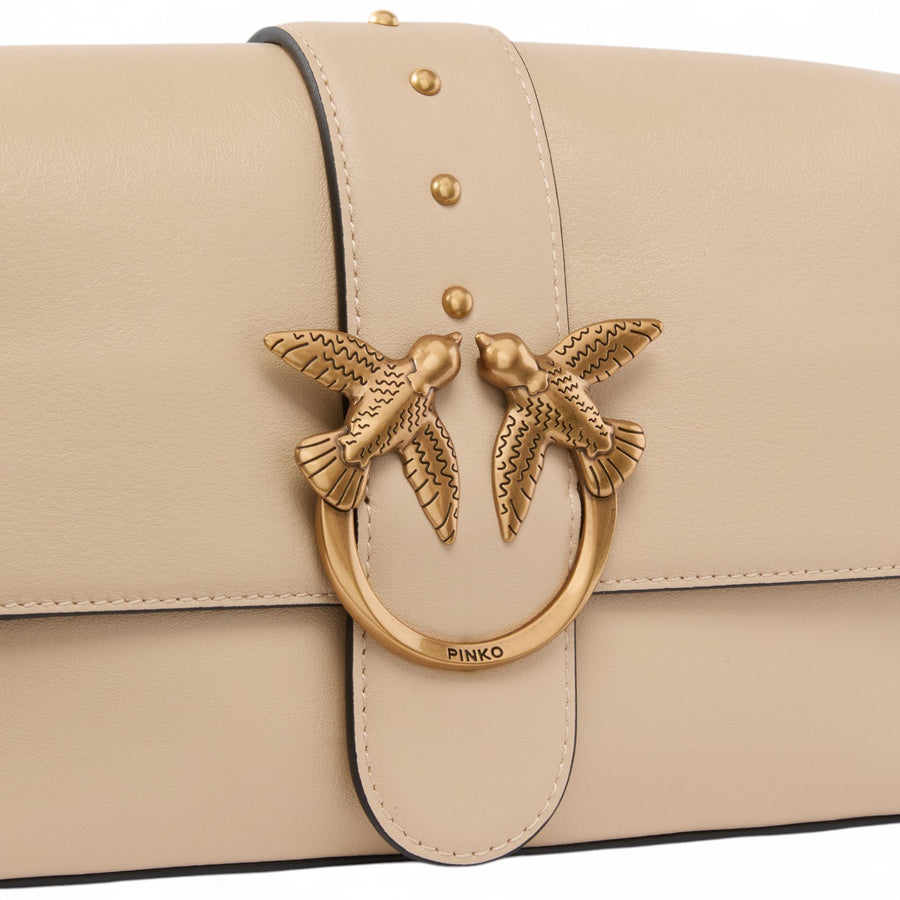 Borsa morbida a spalla Love Bag grande in pelle