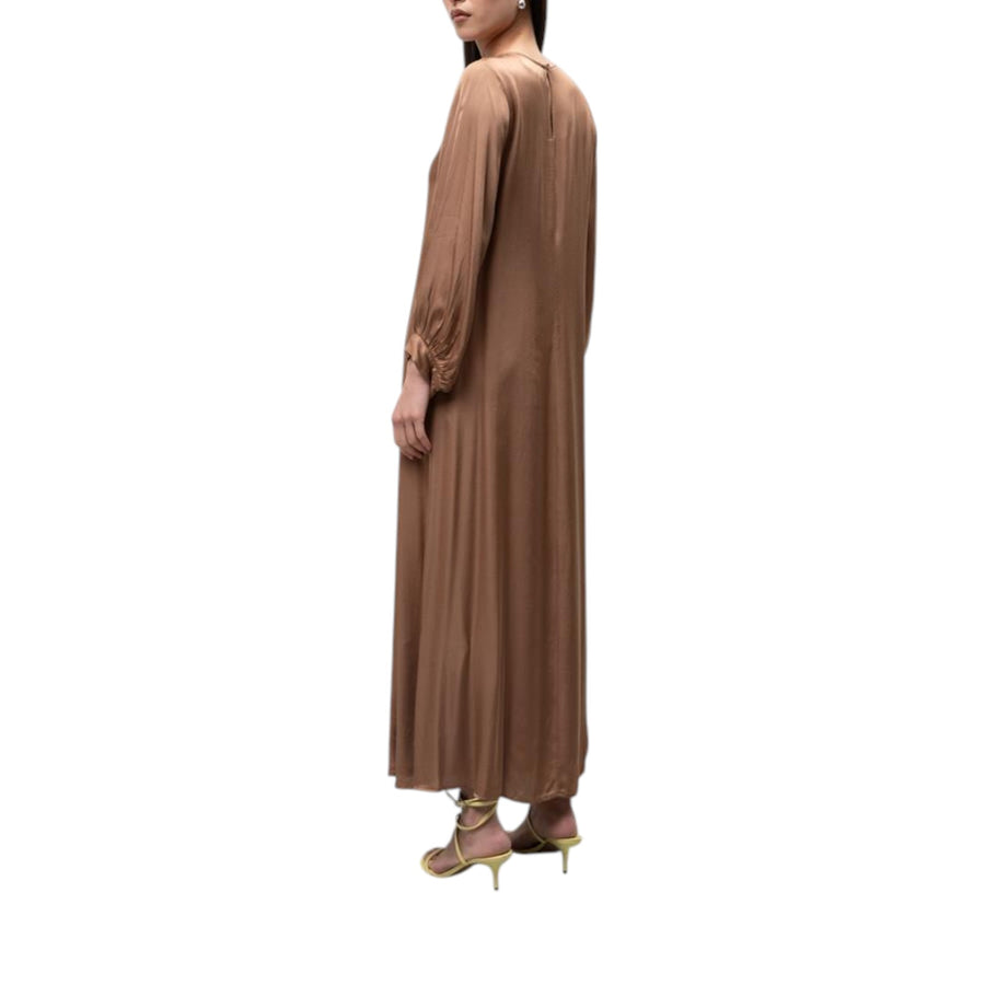 Abito donna lungo in raso