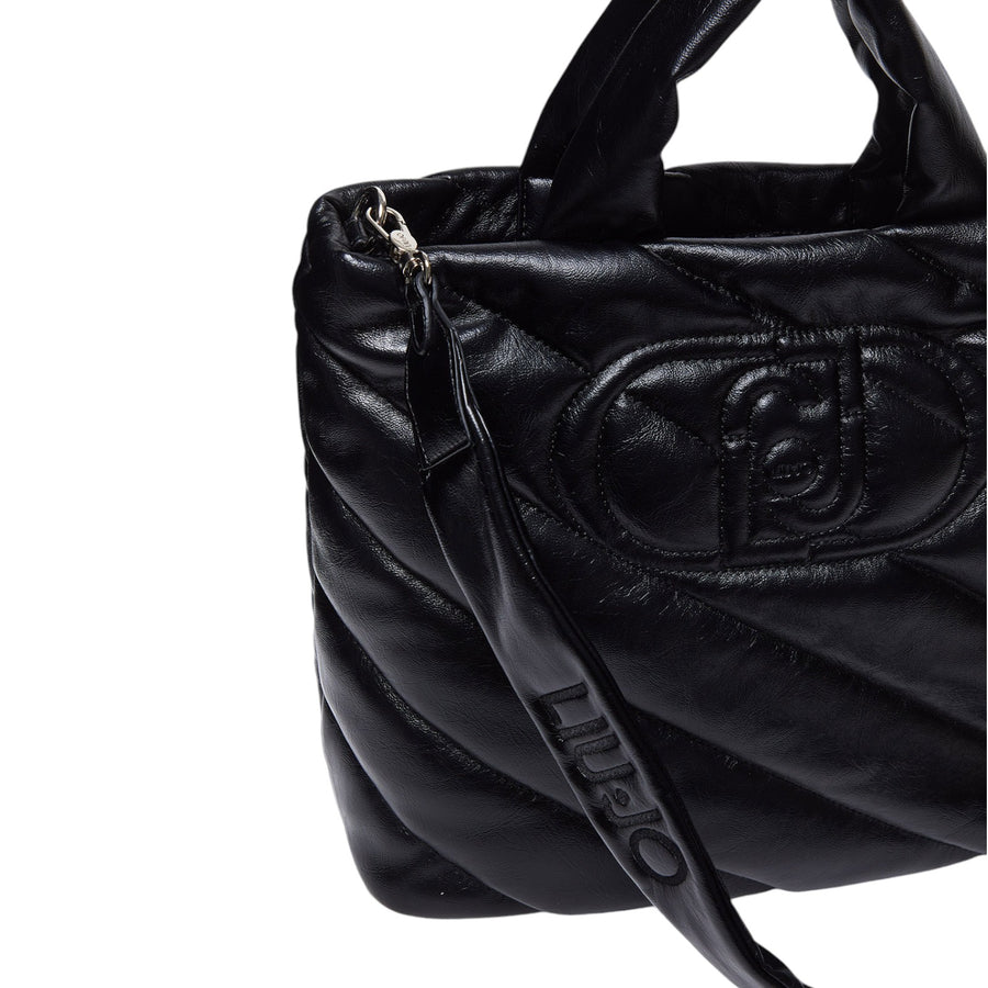 Shopping bag donna glossy matelassé