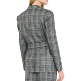 Blazer donna in principe di galles