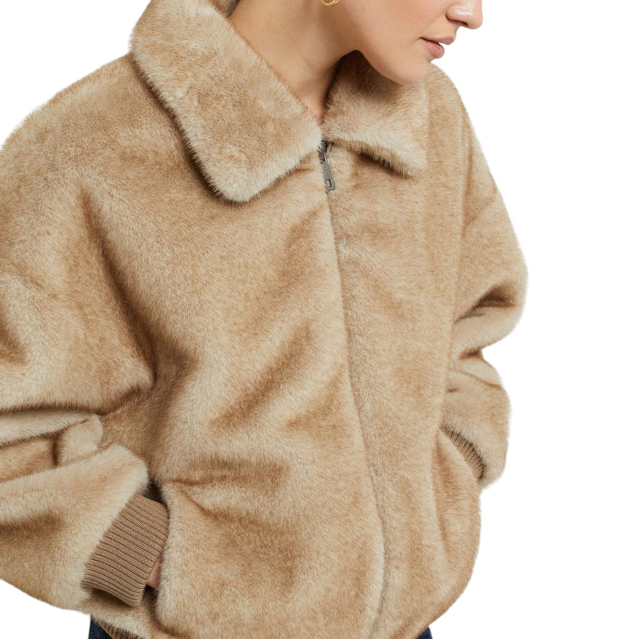 Giacca donna in ecopelliccia