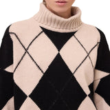 Maglione donna a collo alto