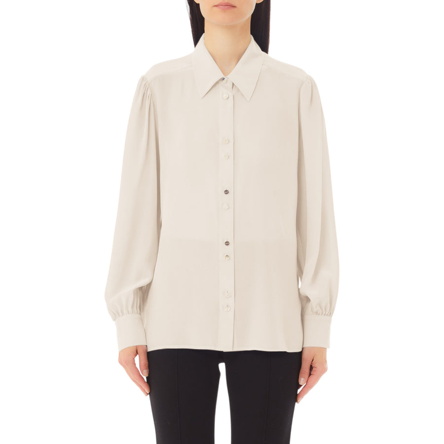 Camicia donna in crêpe de chine
