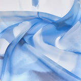 Foulard grande con stampa floreale