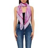 Foulard grande con stampa floreale