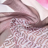 Foulard grande colorblock