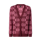 Cardigan donna con logo Love Birds