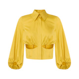 Camicia donna in cotone stretch