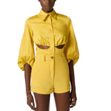 Camicia donna in cotone stretch