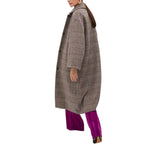 Cappotto donna in panno scozzese
