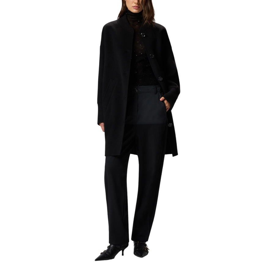 Cappotto donna lungo in panno double