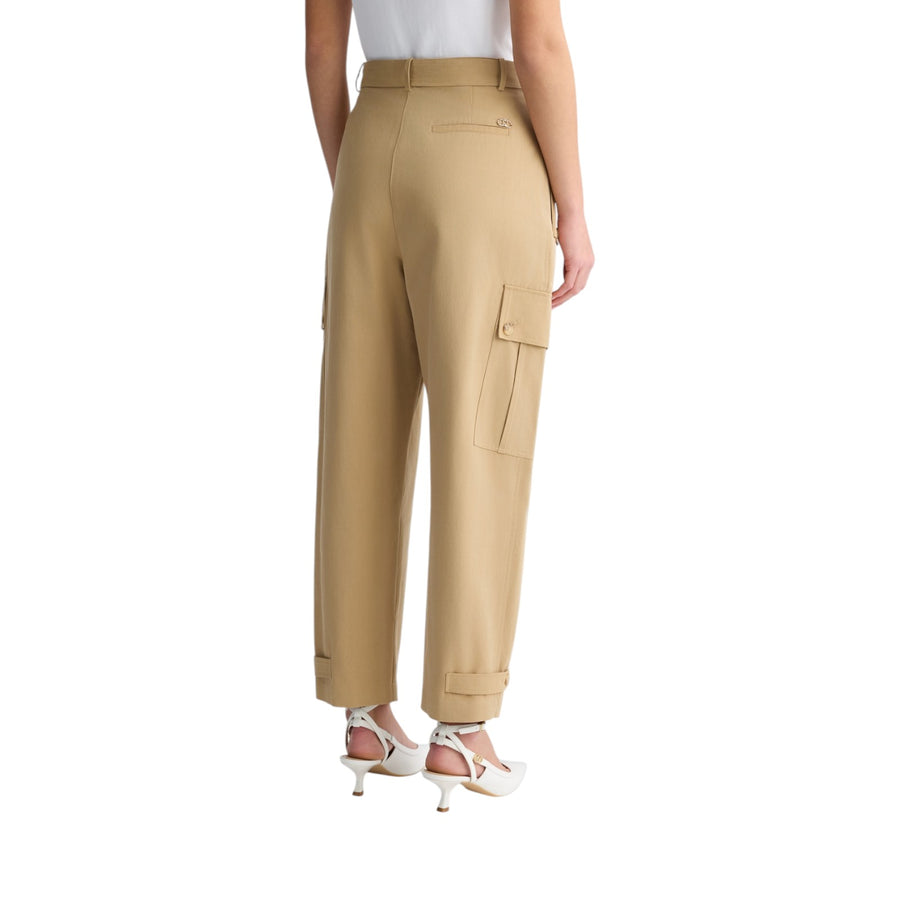 Pantaloni donna cropped cargo