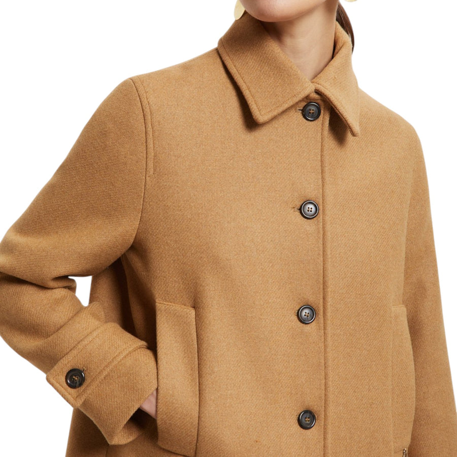 Cappotto donna midi in misto lana