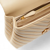 Borsa donna a mano piccola Love Bag Puff in morbida nappa matelassé