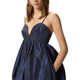 Abito donna mini con gonna balloon