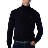 Maglione uomo a collo alto in misto cashmere