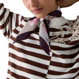 Foulard piccolo a fiori