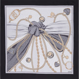 Foulard grande con fiocco