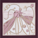 Foulard grande con fiocco