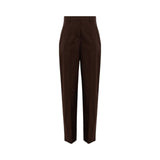 Pantaloni donna dritti in cotone stretch