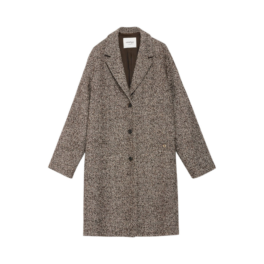 Cappotto donna midi melange