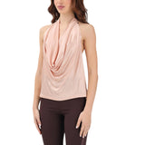 Top donna rosa con schiena scoperta