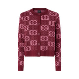 Cardigan donna con logo Love Birds