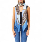 Foulard donna chain animalier
