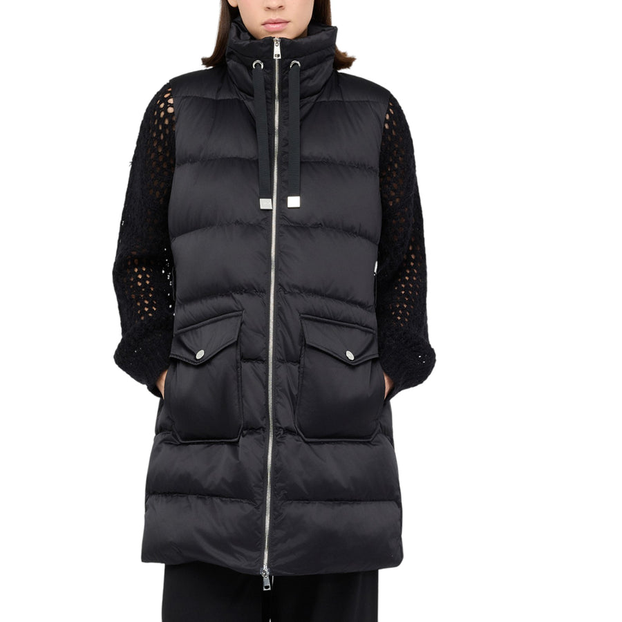 Gilet donna lungo imbottito