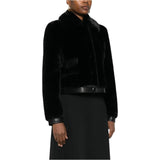 Giubbotto donna corto fluffy