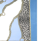 Foulard donna chain animalier