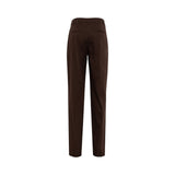 Pantaloni donna dritti in cotone stretch