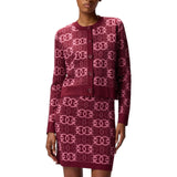 Cardigan donna con logo Love Birds