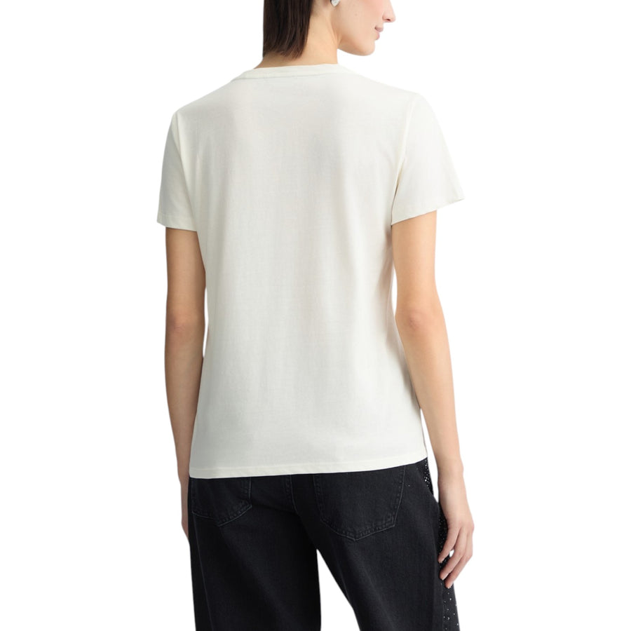 T-shirt donna con strass