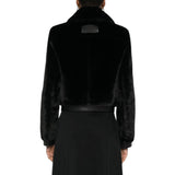 Giubbotto donna corto fluffy