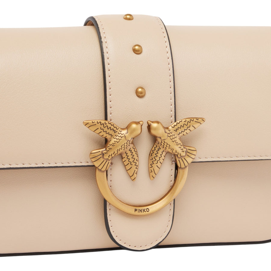 Borsa donna a spalla morbida Mini Love Bag in pelle